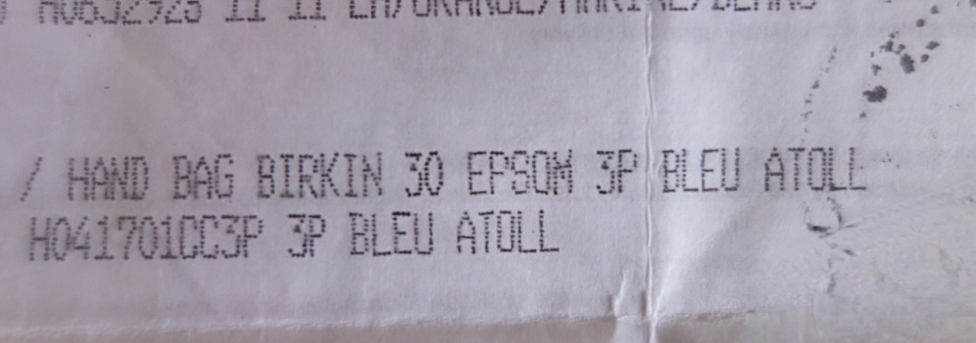 Hermès Tasche Hermes Birkin 30 Atollblau