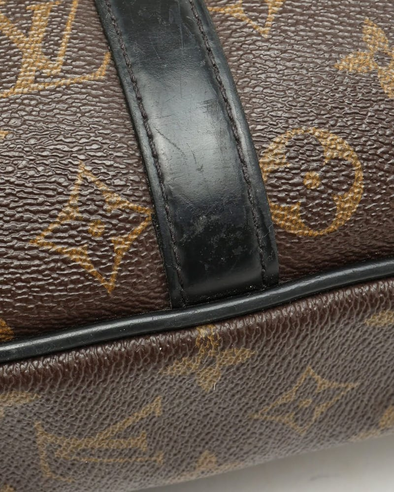 Louis Vuitton Porte Documents Voyage Monogram Macassar Briefcase