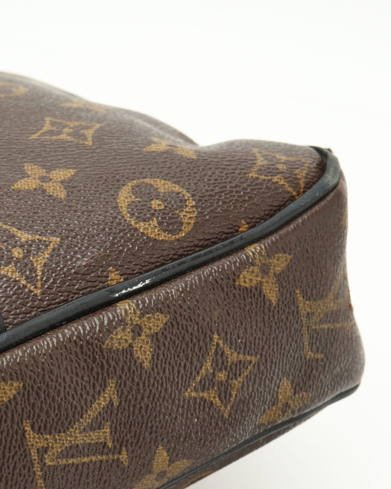Louis Vuitton Porte Documents Voyage Monogram Macassar Briefcase
