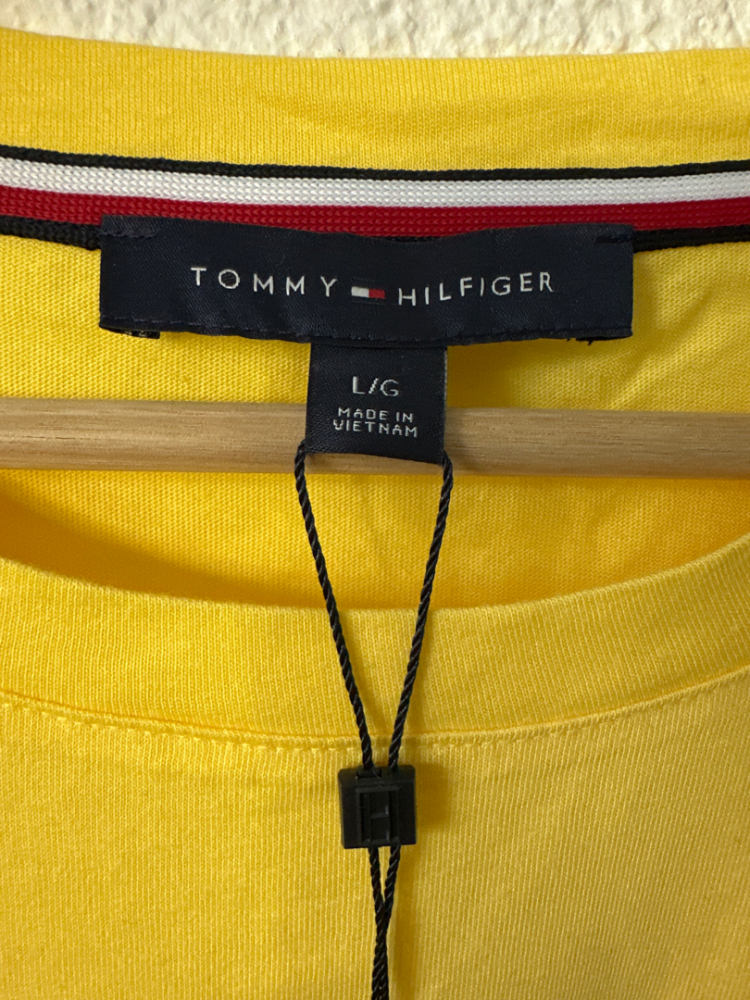Tommy Hilfiger Schößchen gelb gestrickt
