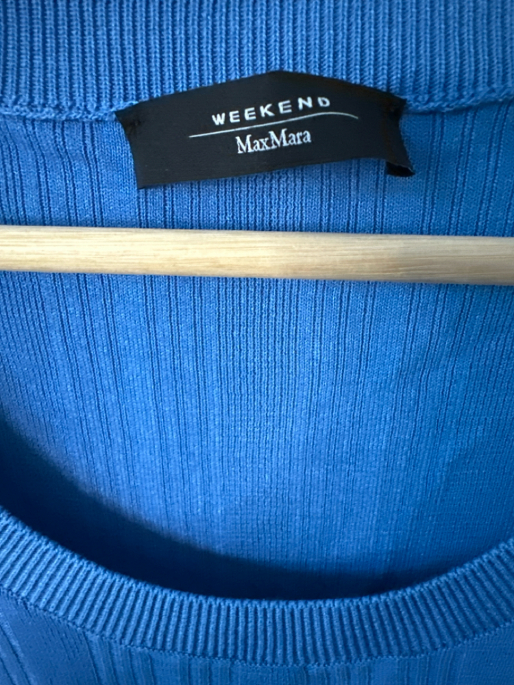 Weekend Max Mara Top bleu printanier