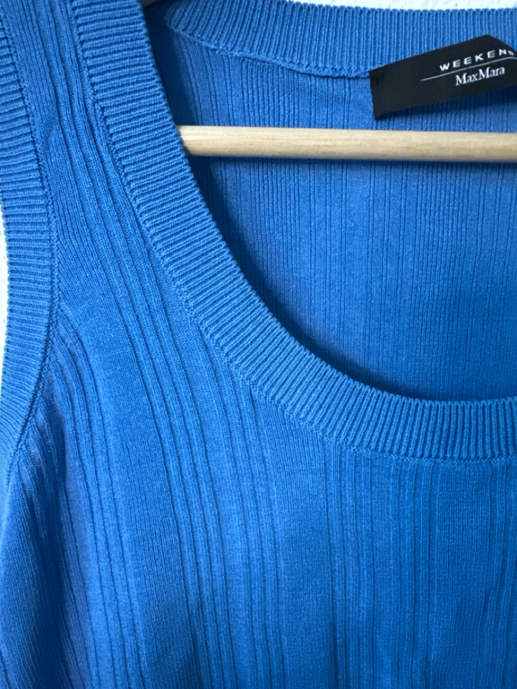 Weekend Max Mara Top bleu printanier