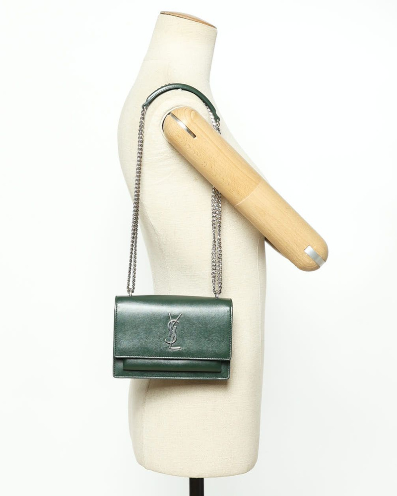 Saint Laurent Sunset Wallet On Chain Bag