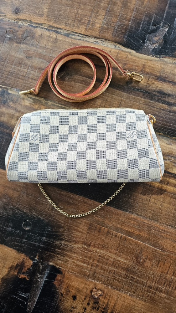 Louis Vuitton Damier azur et cuir