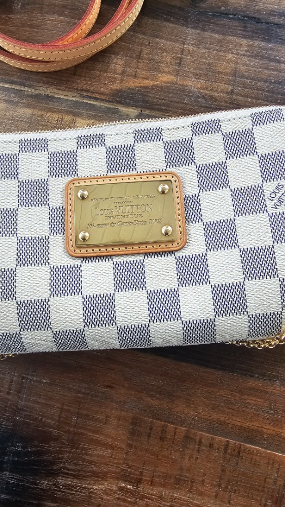 Louis Vuitton Damier azur et cuir