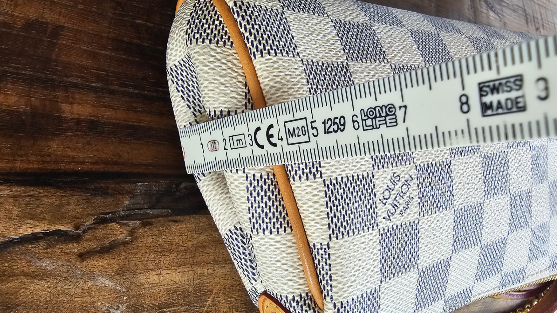 Louis Vuitton Damier azur et cuir