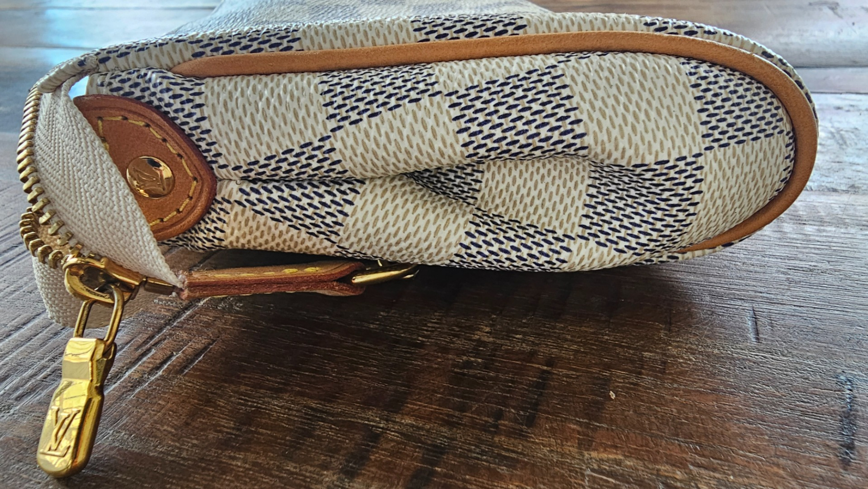 Louis Vuitton Damier azur et cuir