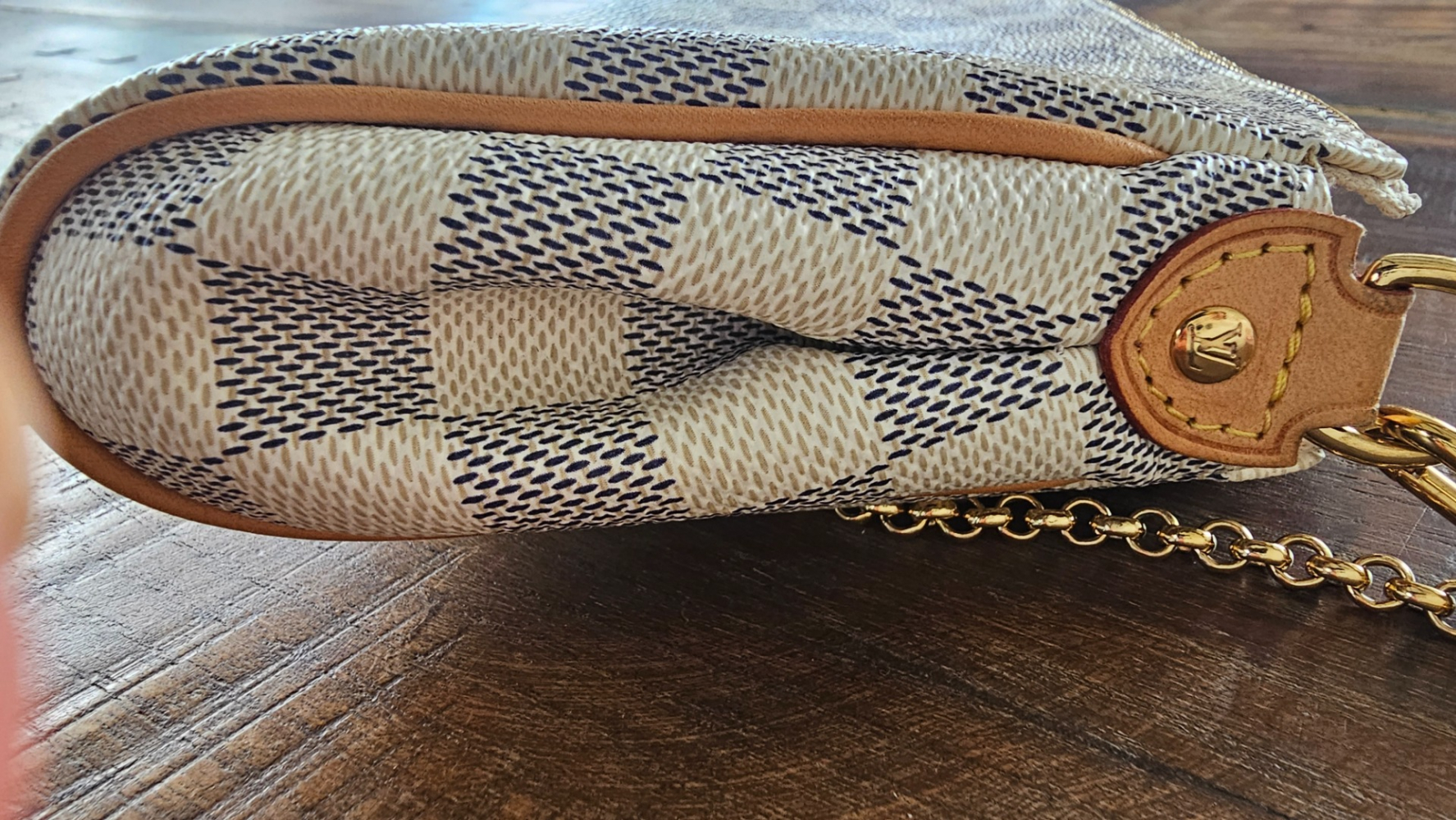 Louis Vuitton Damier azur et cuir