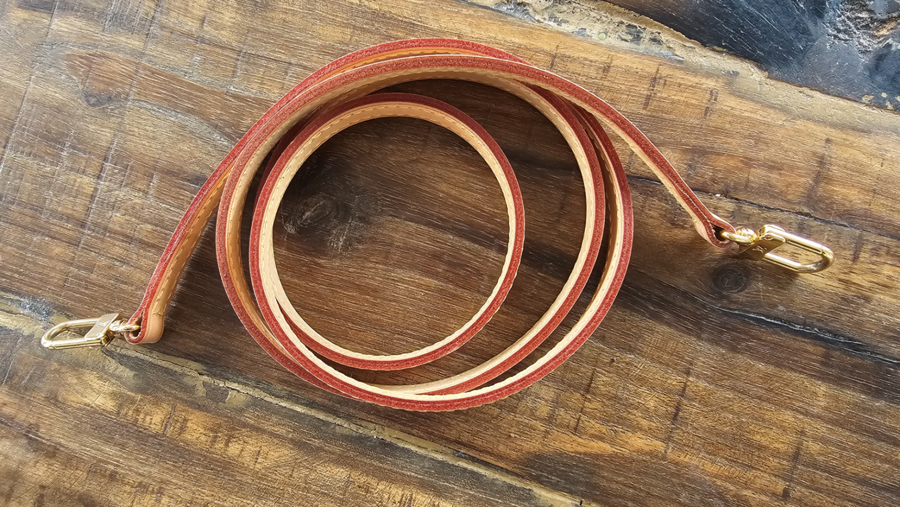 Louis Vuitton Damier azur et cuir