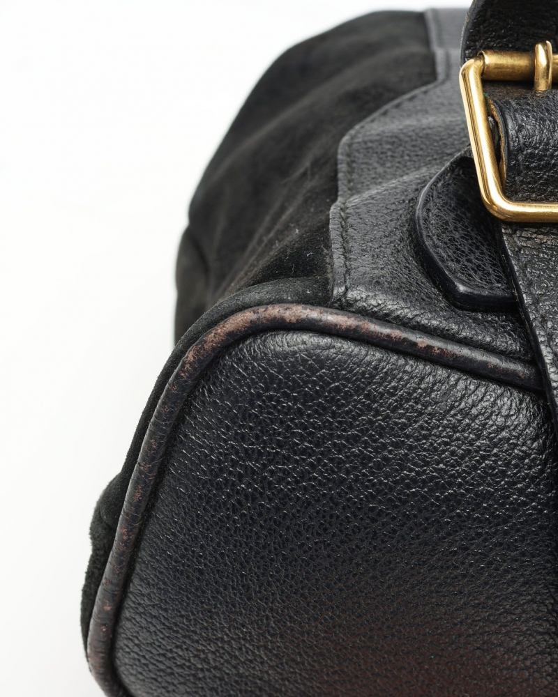 Gucci Bamboo Suede Backpack