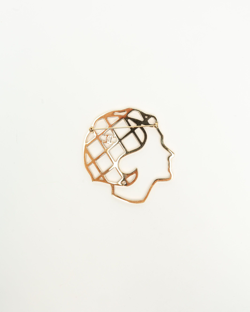 Chanel Mademoiselle Rhinestone Brooch