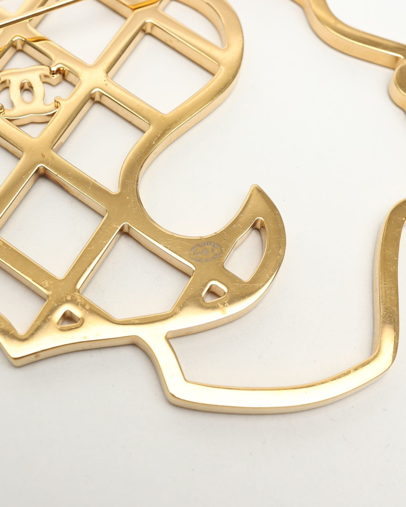 Chanel Mademoiselle Rhinestone Brooch