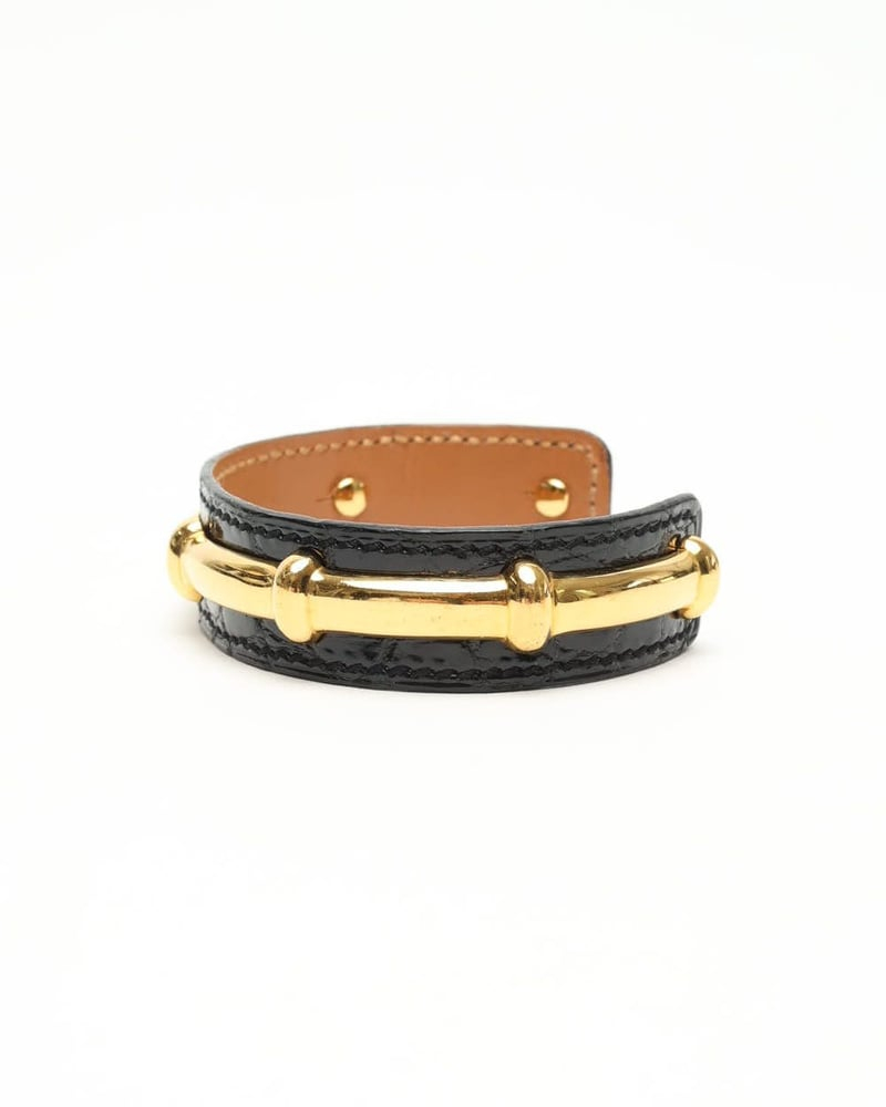 Hermès Agata Leather Bracelet