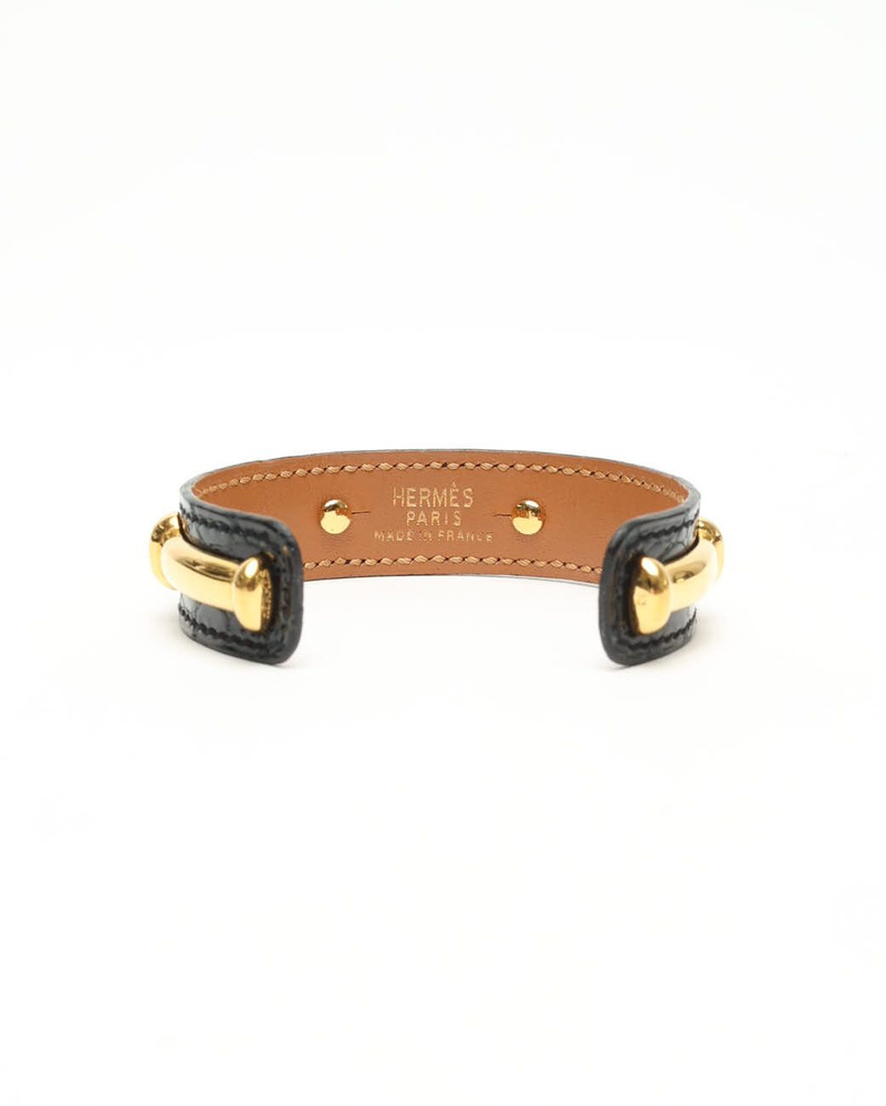 Hermès Agata Leather Bracelet