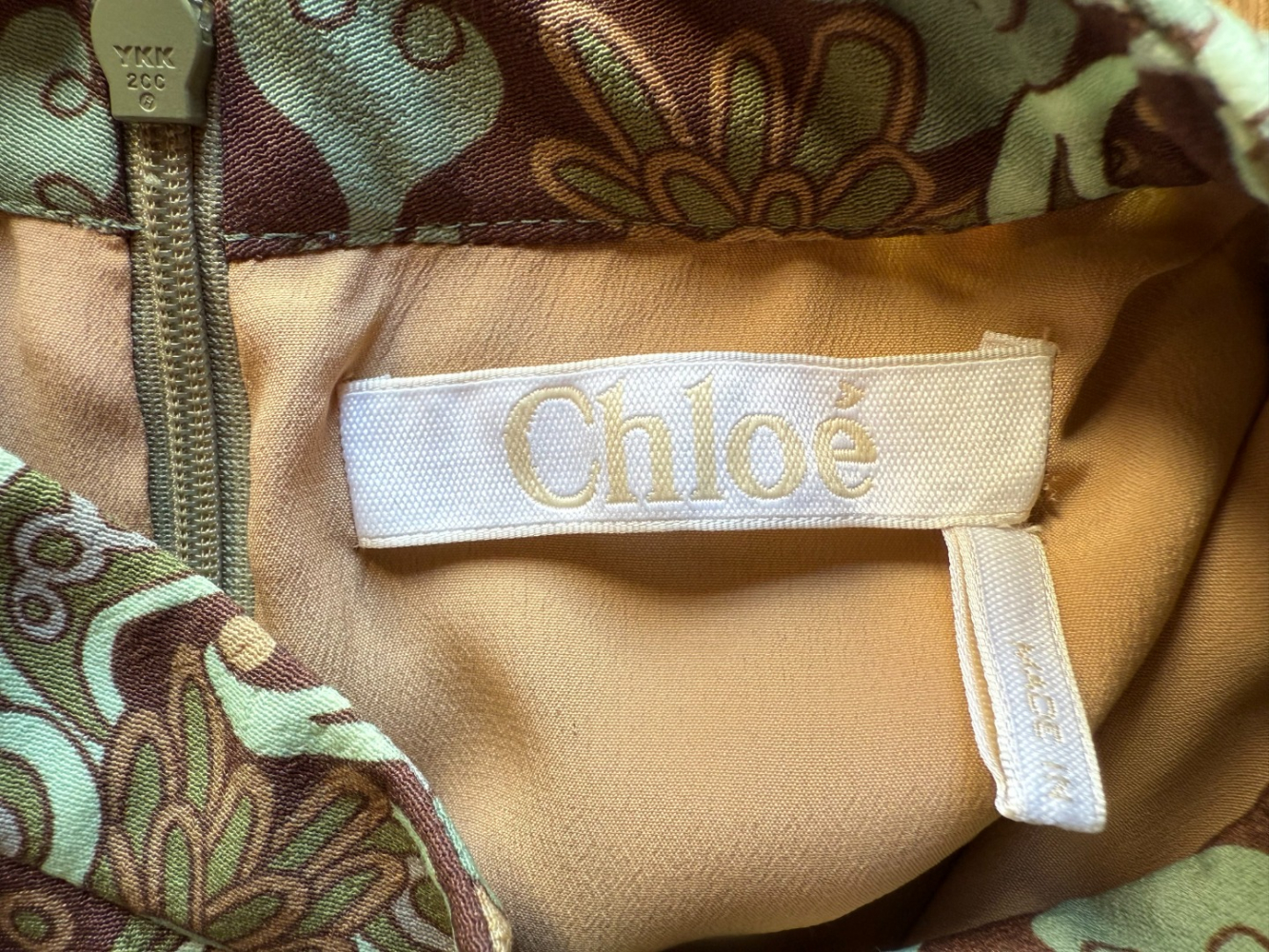 Chloé Mini robe à imprimé cachemire