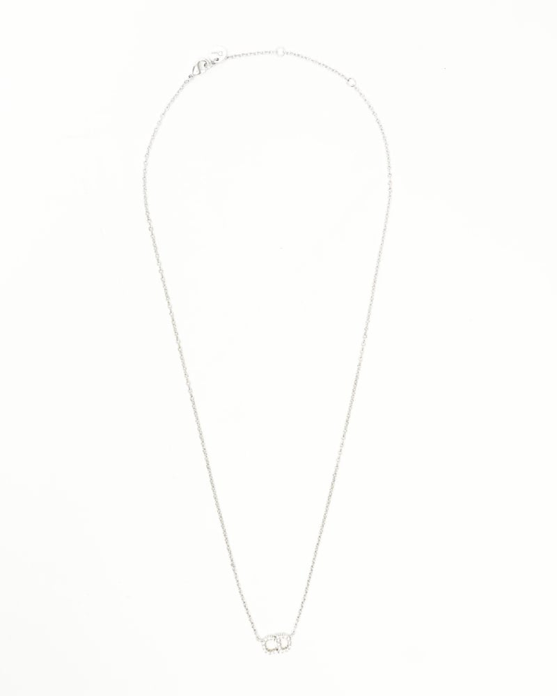 Christian Dior Petit CD Rhinestone Necklace