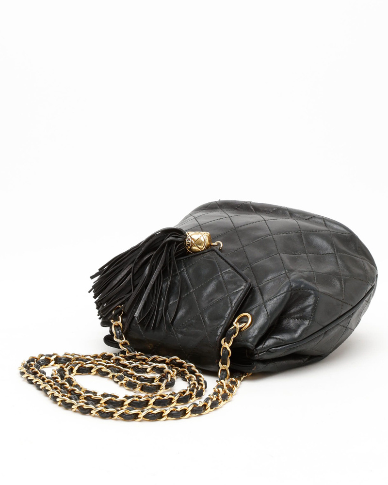 Chanel CC Quilted Fringe Bag