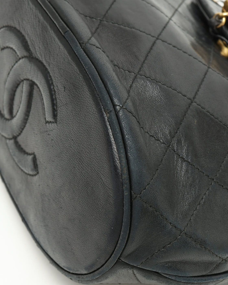 Chanel CC Quilted Fringe Bag