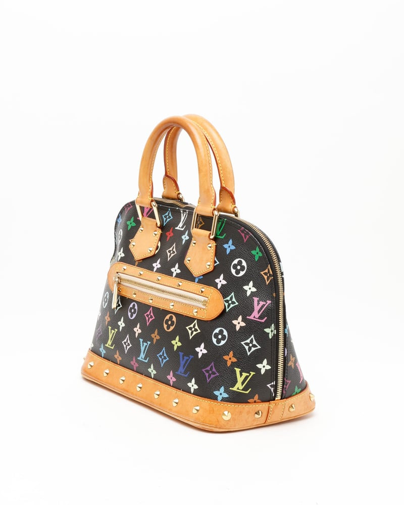 Louis Vuitton Takashi Murakami Multicolor Monogram Alma Pm Bag