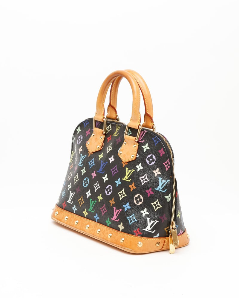 Louis Vuitton Takashi Murakami Multicolor Monogram Alma Pm Bag