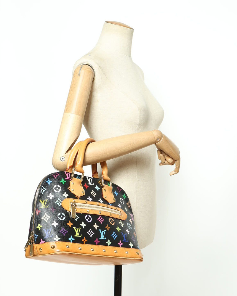Louis Vuitton Takashi Murakami Multicolor Monogram Alma Pm Bag