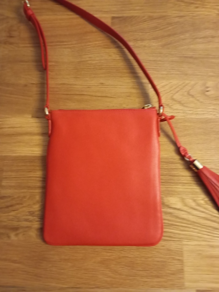 LAUREN Ralph Lauren Sac à bandoulière en cuir rouge