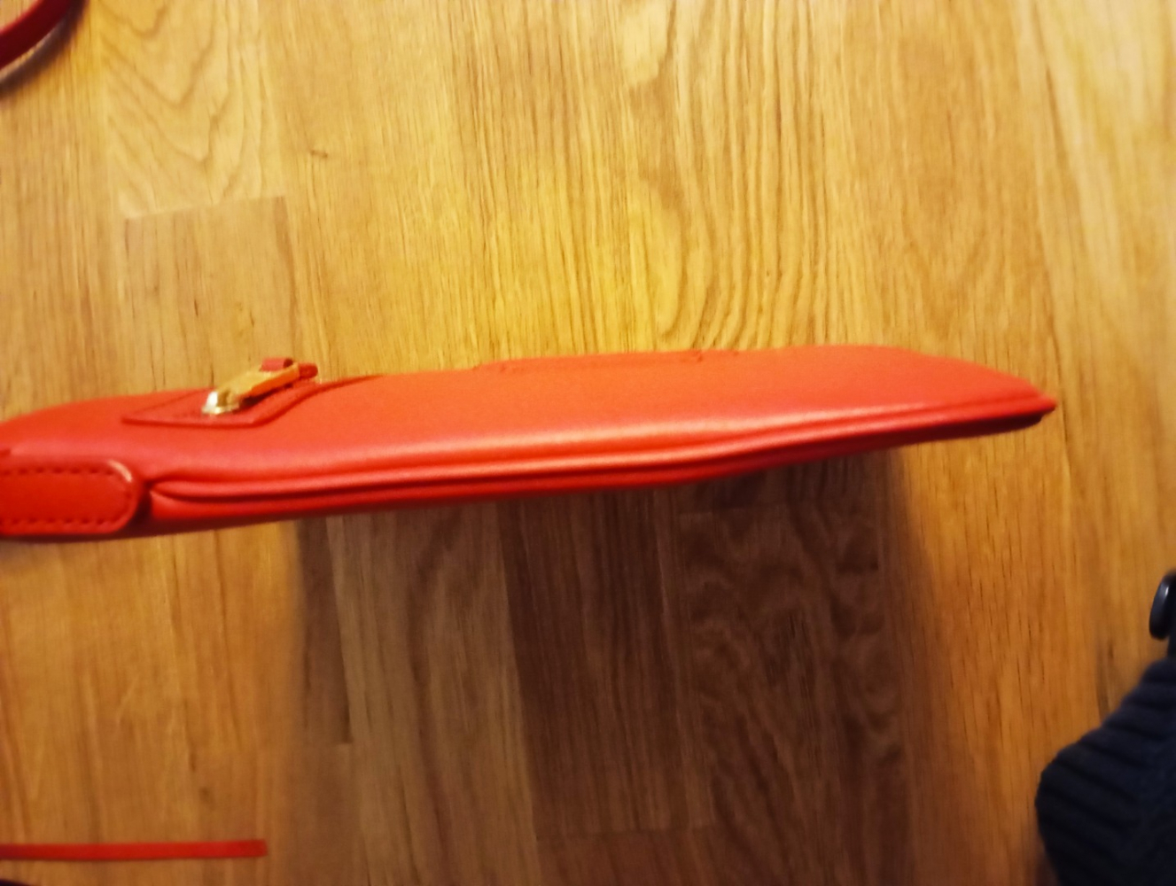 LAUREN Ralph Lauren Sac à bandoulière en cuir rouge