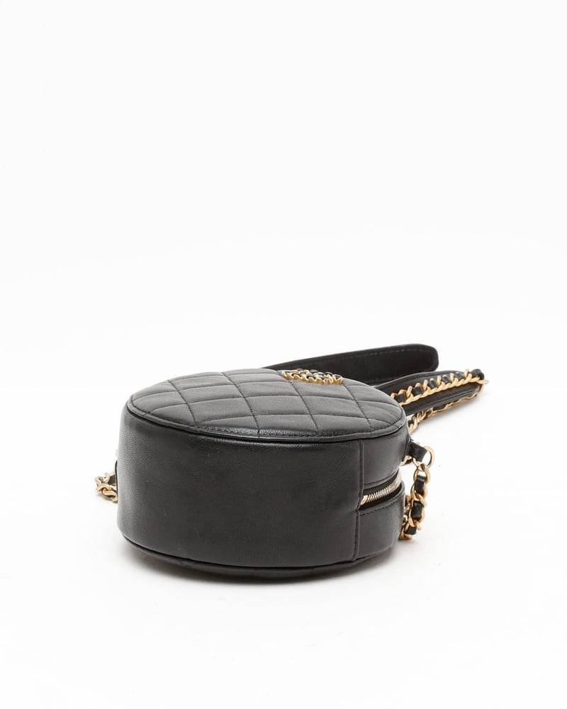 Chanel 19 Round Clutch Bag