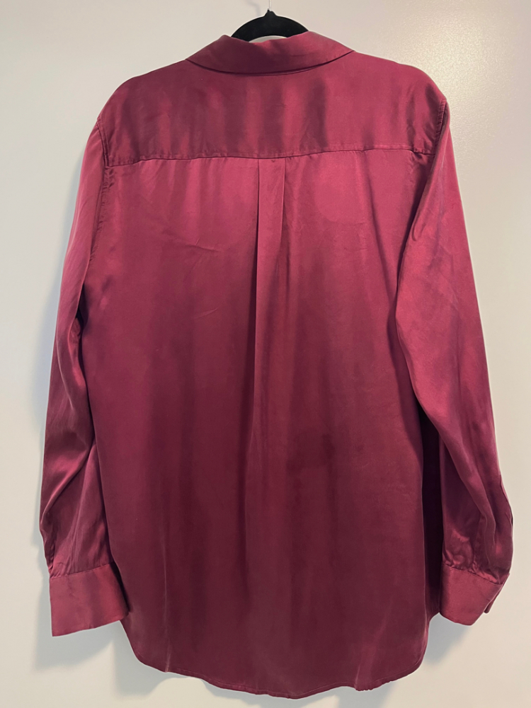 Equipment Chemise en soie lavée bourgogne