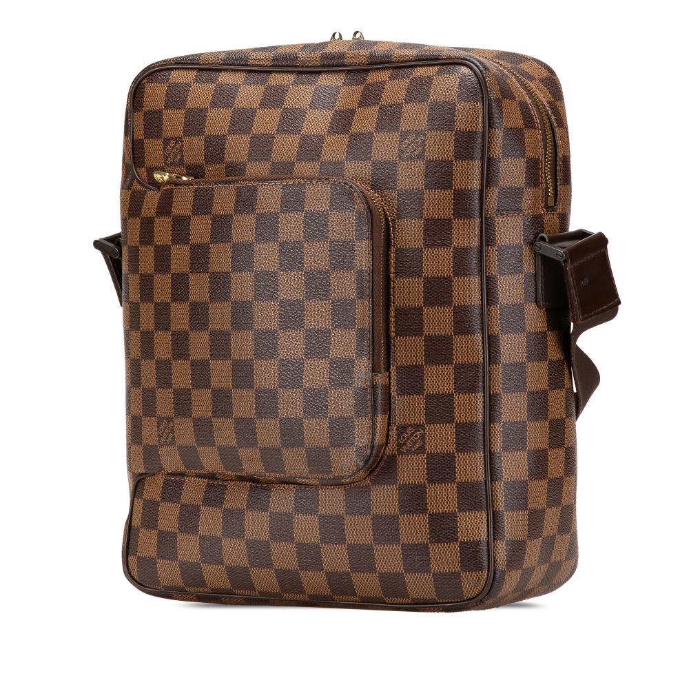Louis Vuitton B Louis Vuitton Brown Damier Canvas Canvas Damier Ebene Olav MM Spain