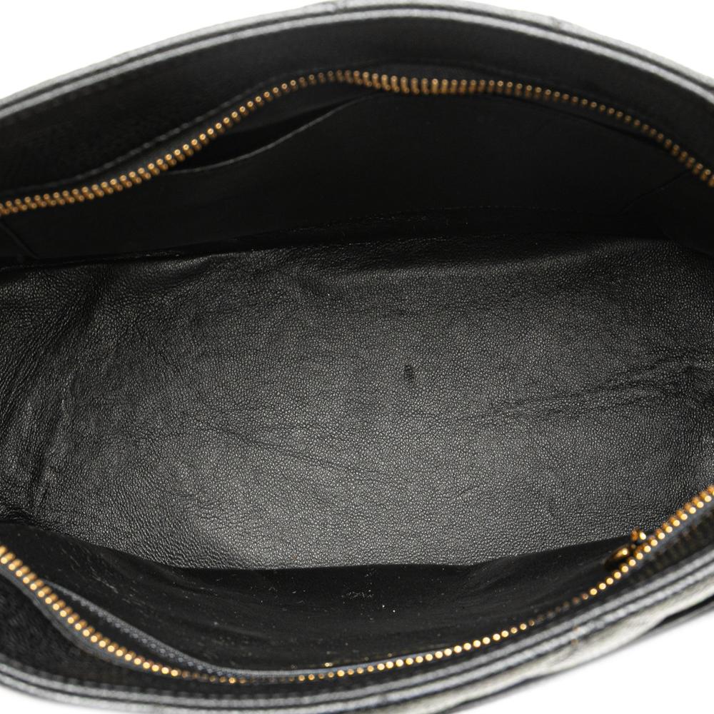 Chanel B Chanel Black Caviar Leather Leather Caviar Medallion Tote Italy