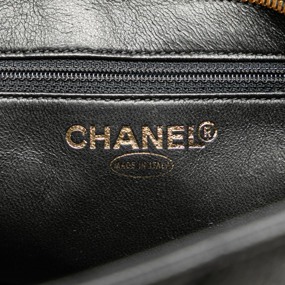 Chanel B Chanel Black Caviar Leather Leather Caviar Medallion Tote Italy