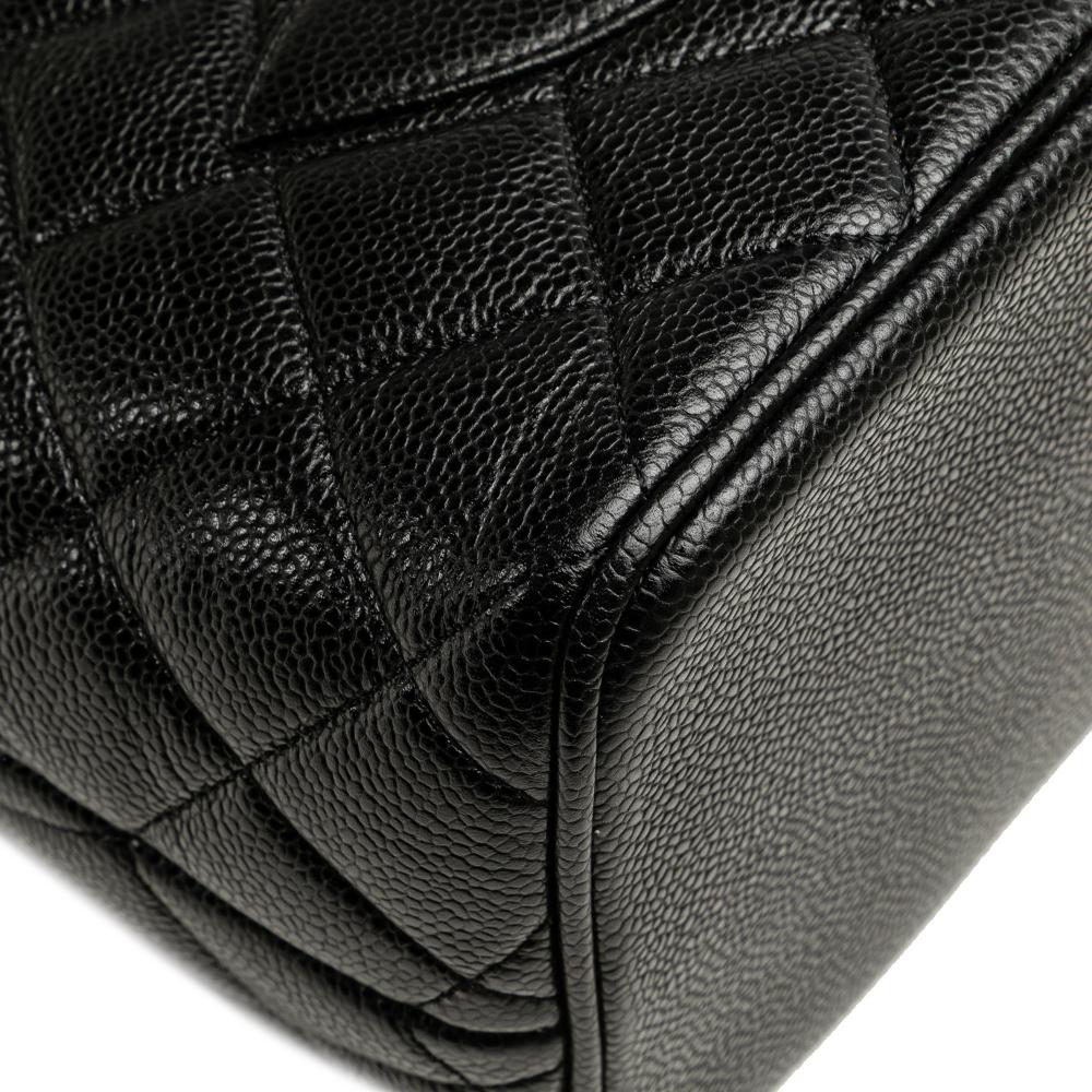 Chanel B Chanel Black Caviar Leather Leather Caviar Medallion Tote Italy