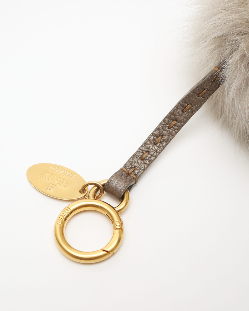 Fendi Pom-Pom Fur Charm