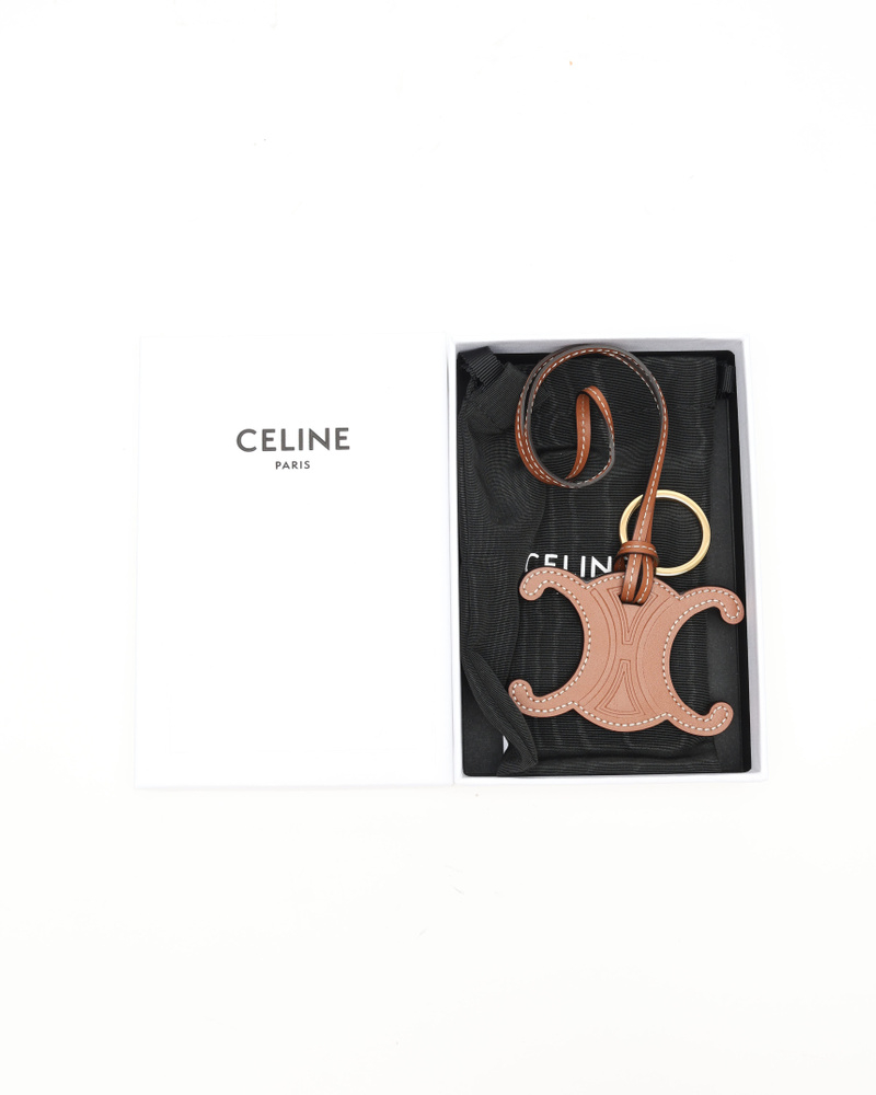 Celine Céline Triomphe Leather Charm