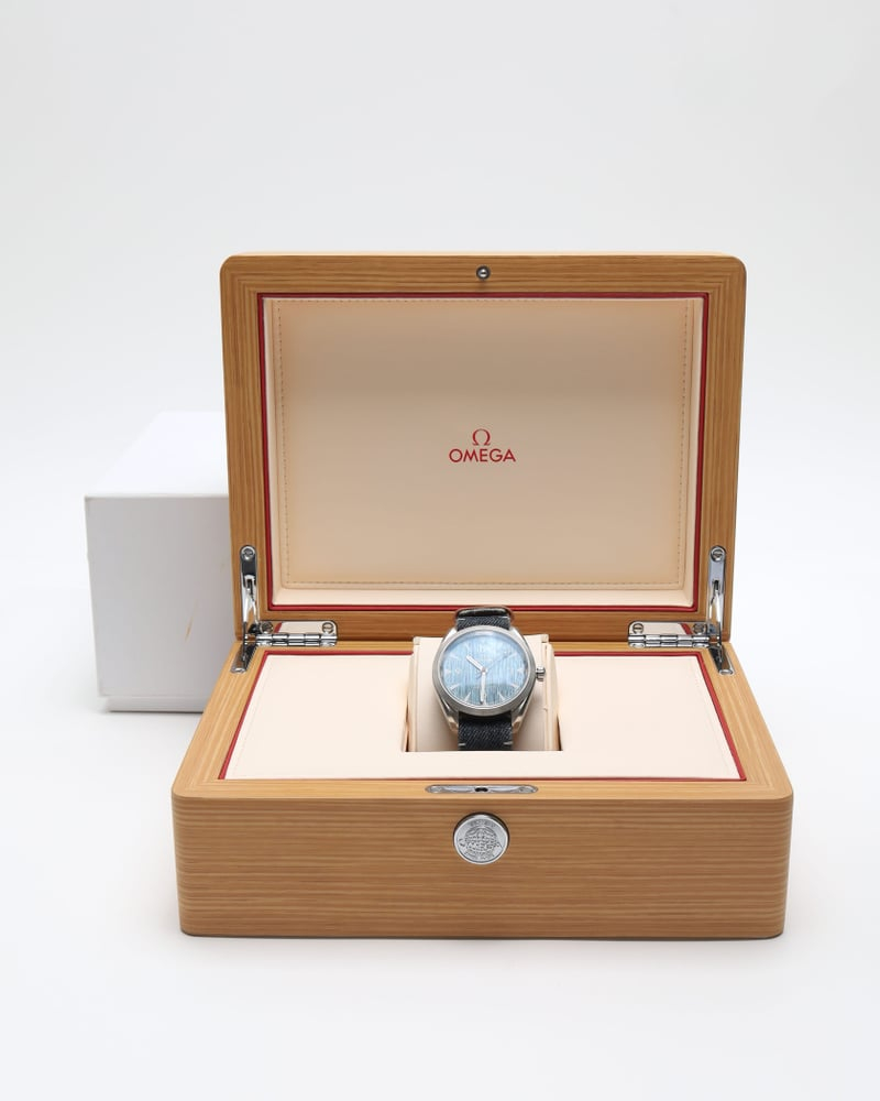 Omega Railmaster 40mm Co-Axial Full Set Watch