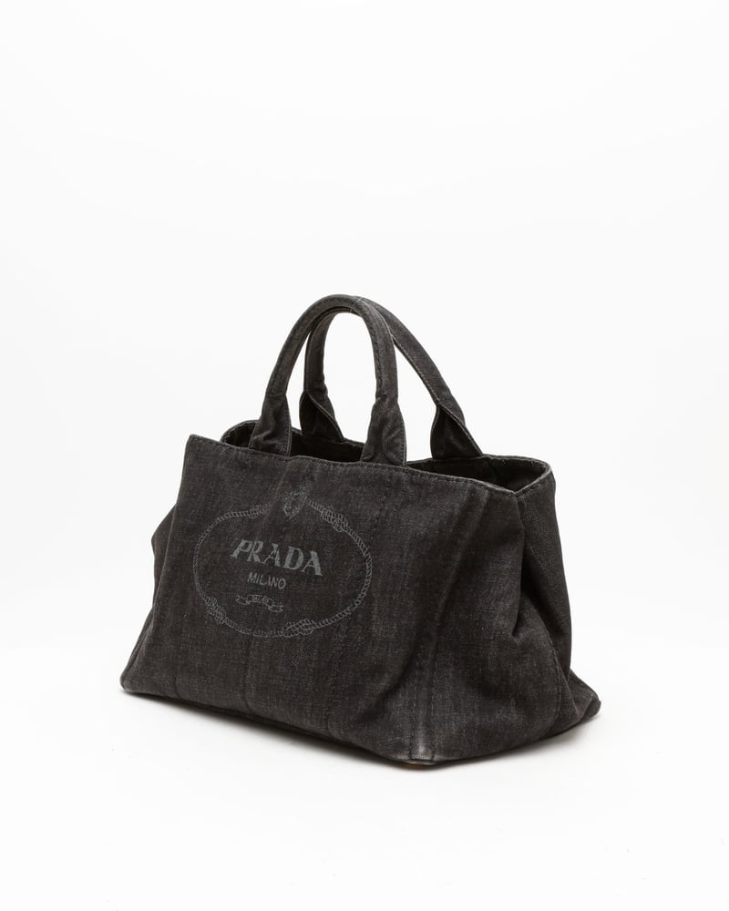 Prada Denim Canapa Bag
