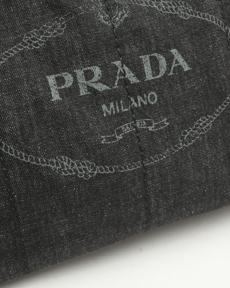 Prada Denim Canapa Bag