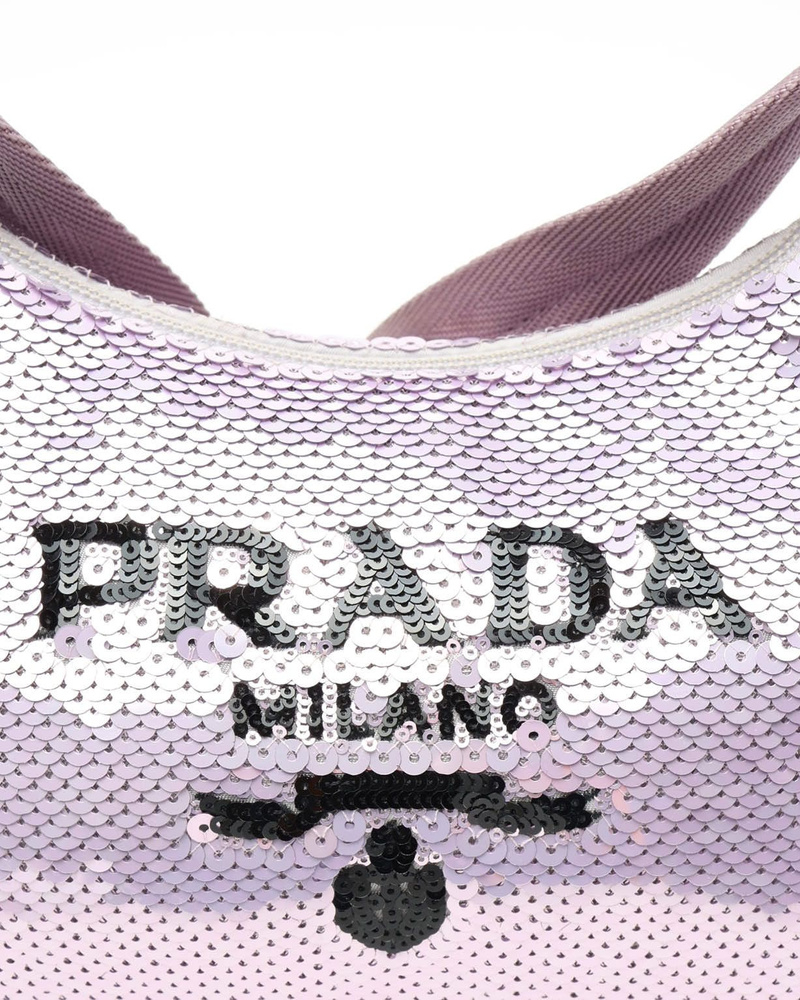 Prada Re-Edition 2000 Sequin Hobo Bag