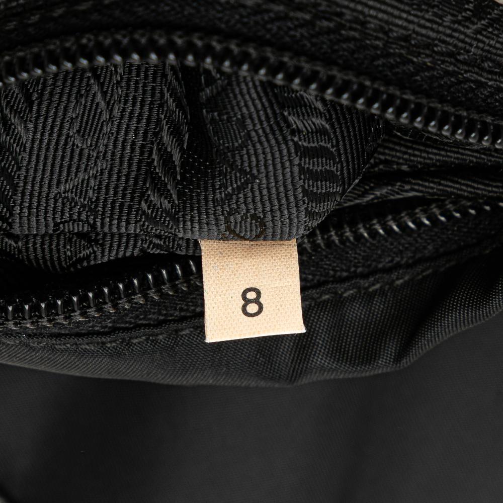 Prada B Prada Black Nylon Fabric Tessuto Buckle Messenger Bag Italy