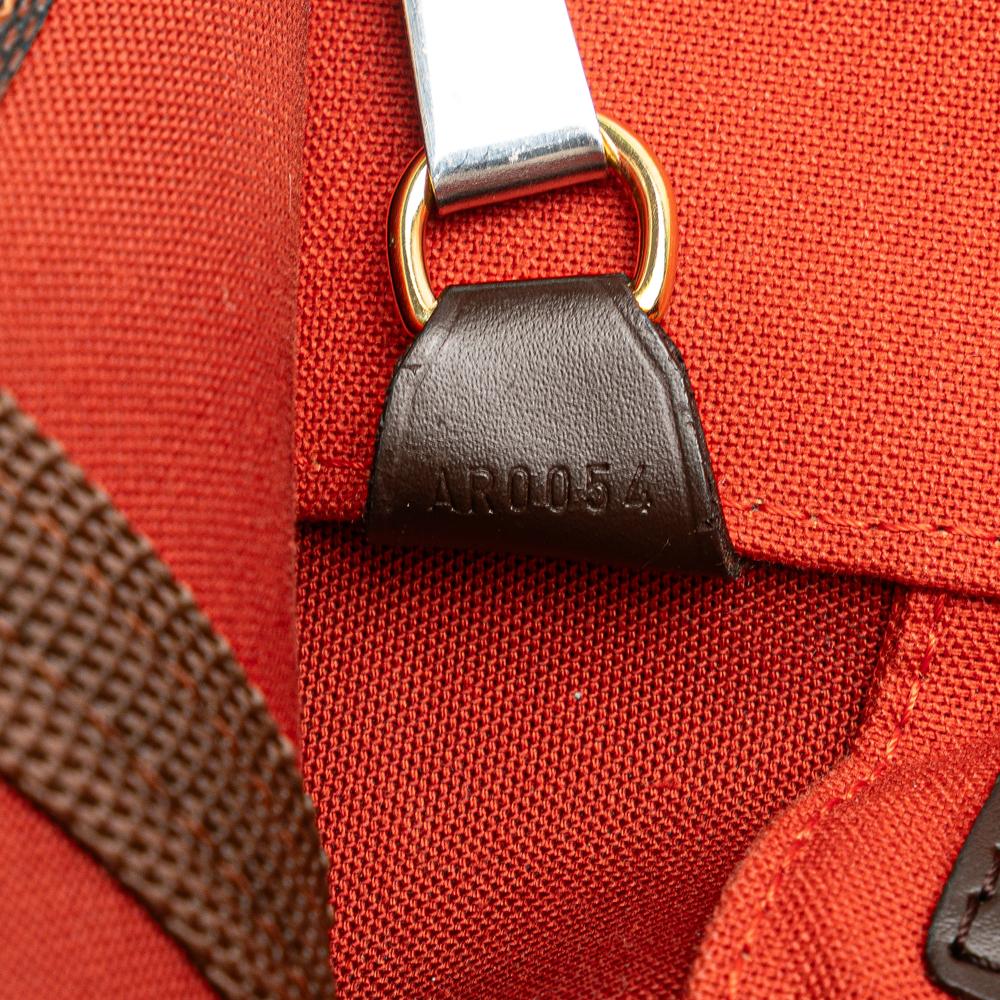 Louis Vuitton B Louis Vuitton Brown Damier Canvas Fabric Damier Ebene Greenwich PM France