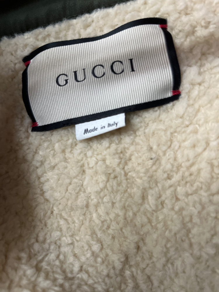 Gucci Veste doublée façon mouton (doublure amovible)