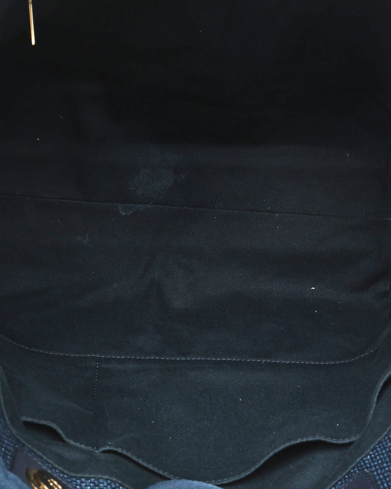 Chanel Deauville PM Raffia Tote Bag