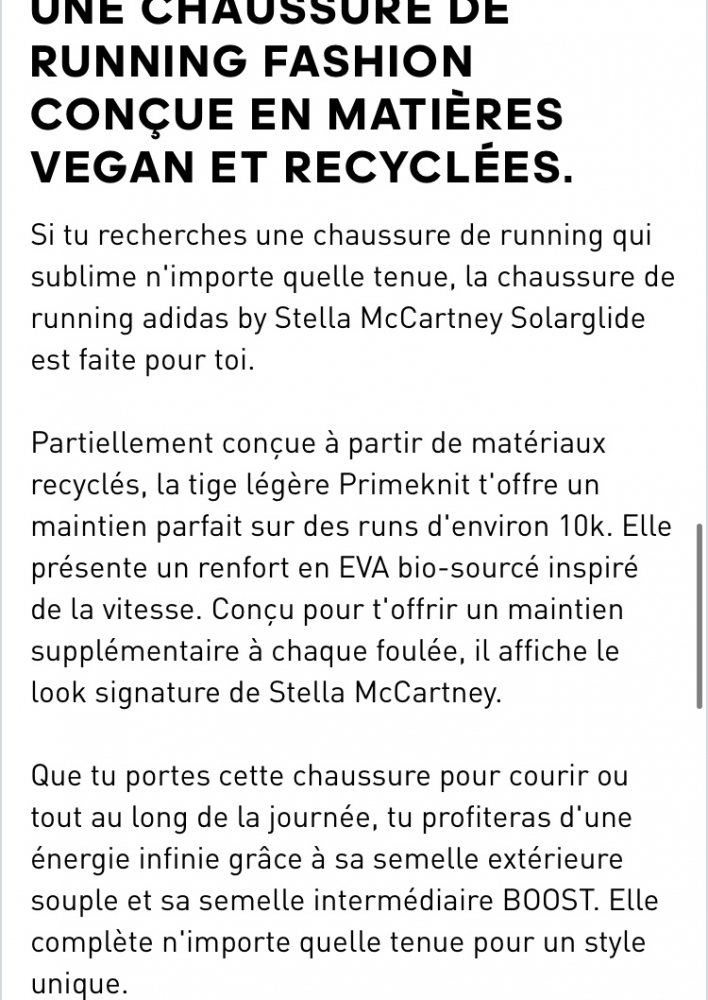 Stella McCartney X Adidas SOLARGLIDE