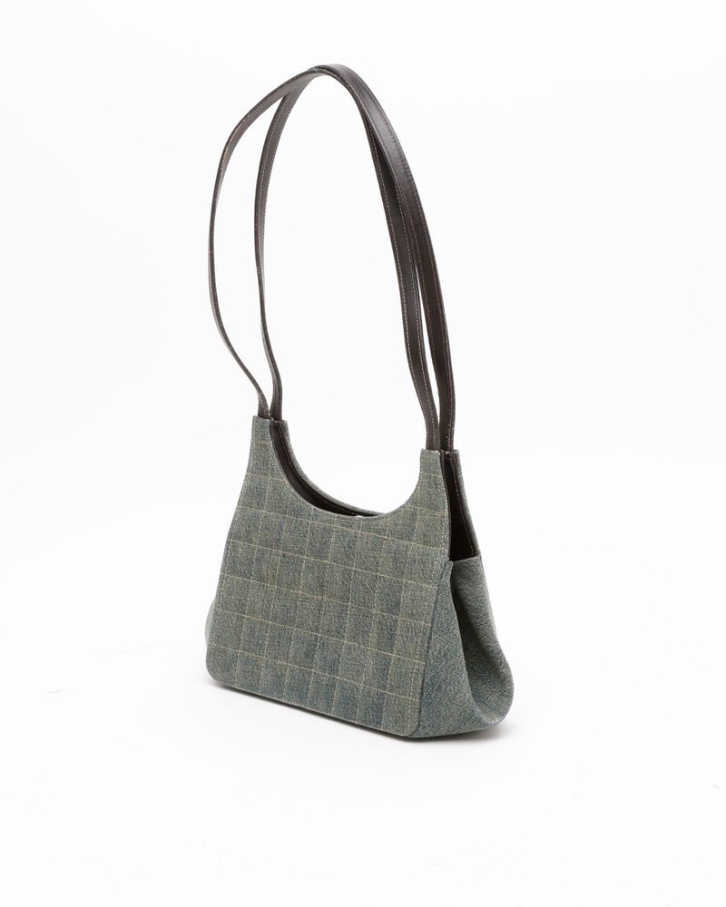 Chanel CC Denim Chocolate Bar Bag