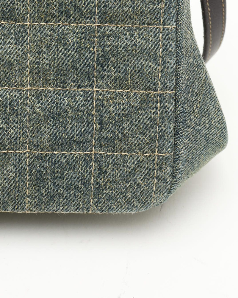 Chanel CC Denim Chocolate Bar Bag