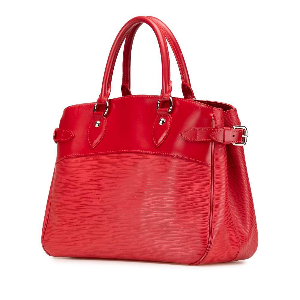 Louis Vuitton B Louis Vuitton Red Epi Leather Leather Epi Passy PM France