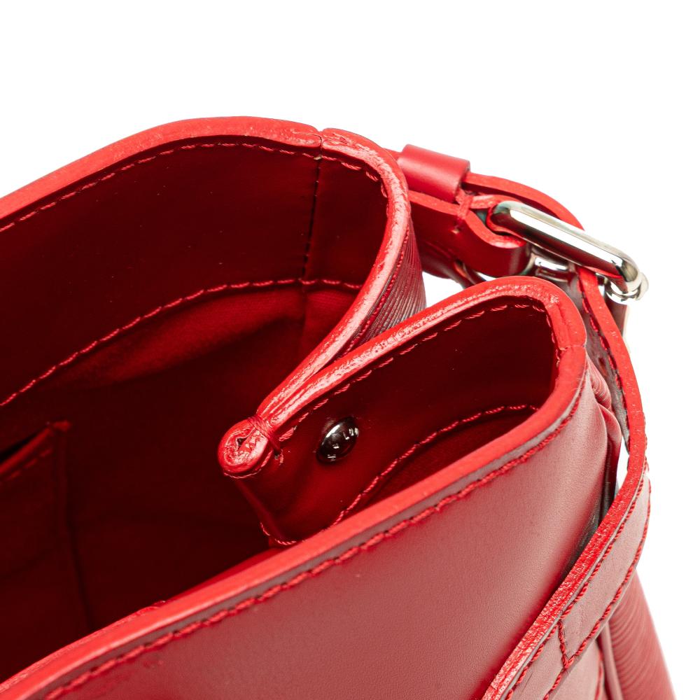 Louis Vuitton B Louis Vuitton Red Epi Leather Leather Epi Passy PM France