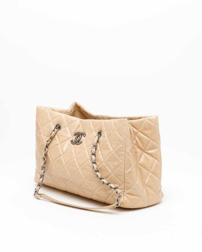 Chanel CC Glazed Chain Tote Bag