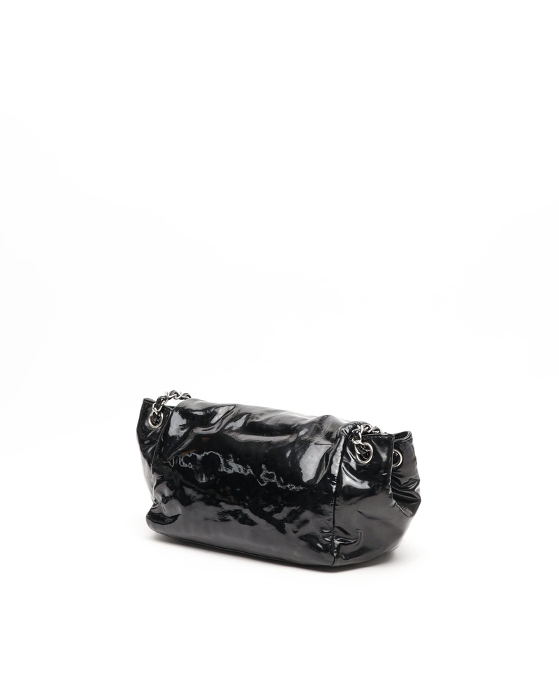 Chanel CC Accordion Patent Flap Bag